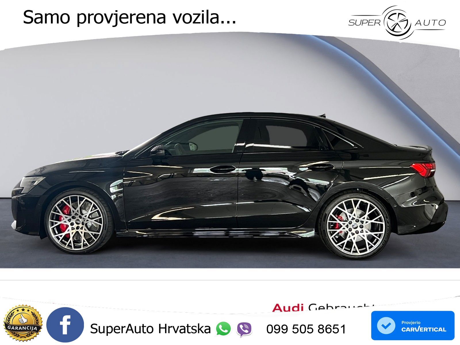 Audi RS3 Sedan 2.5 TFSI (400 KS) quattro S tronic LED+GR SJED+ACC