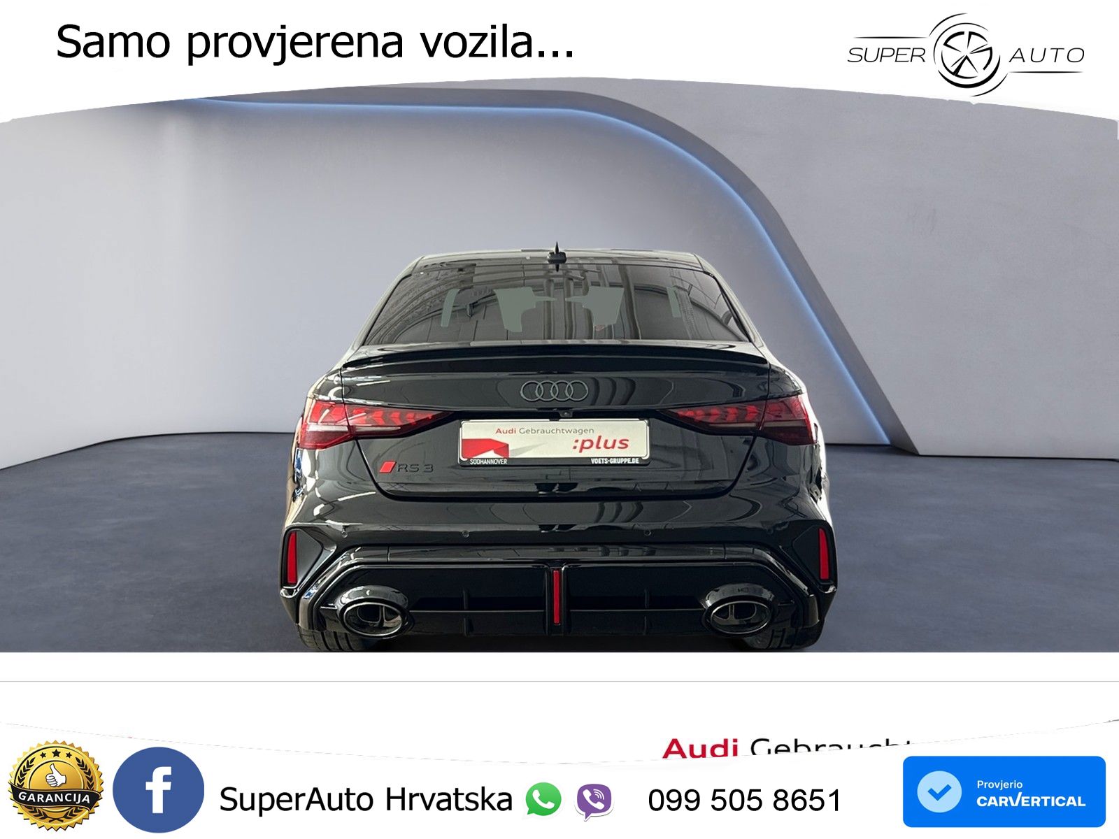 Audi RS3 Sedan 2.5 TFSI (400 KS) quattro S tronic LED+GR SJED+ACC