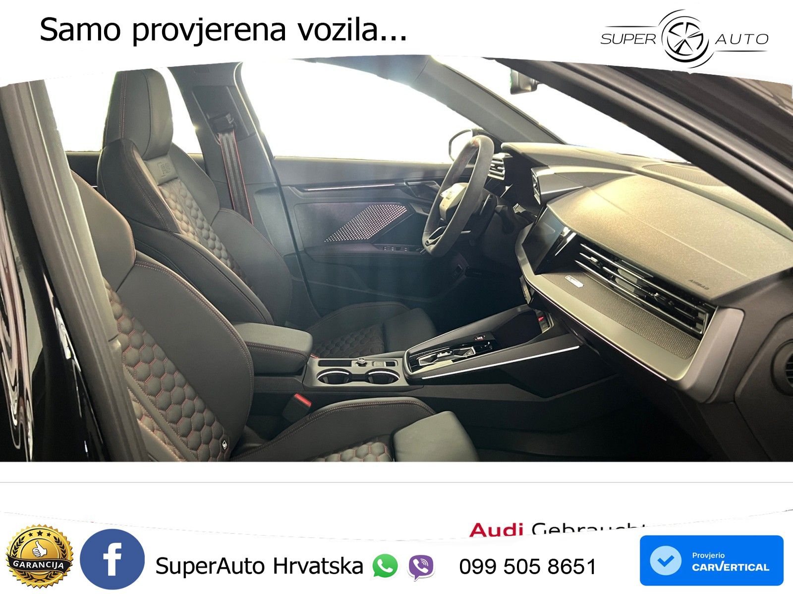 Audi RS3 Sedan 2.5 TFSI (400 KS) quattro S tronic LED+GR SJED+ACC