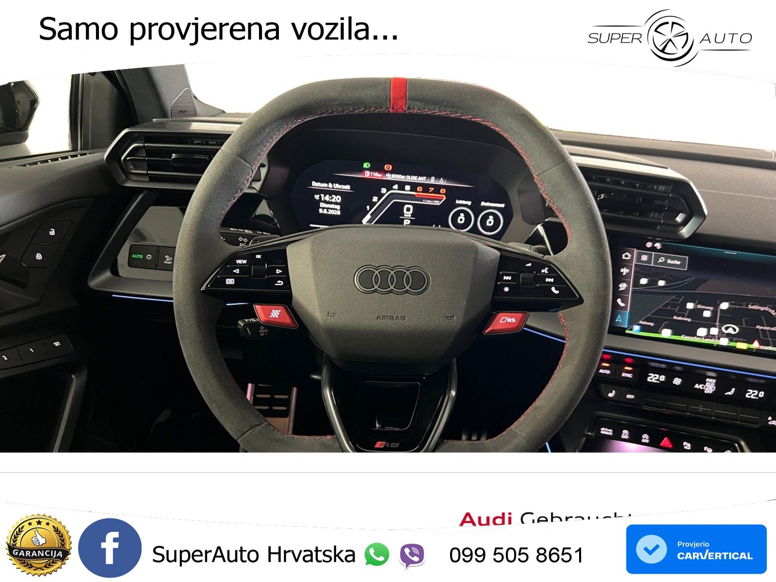 Audi RS3 Sedan 2.5 TFSI (400 KS) quattro S tronic LED+GR SJED+ACC