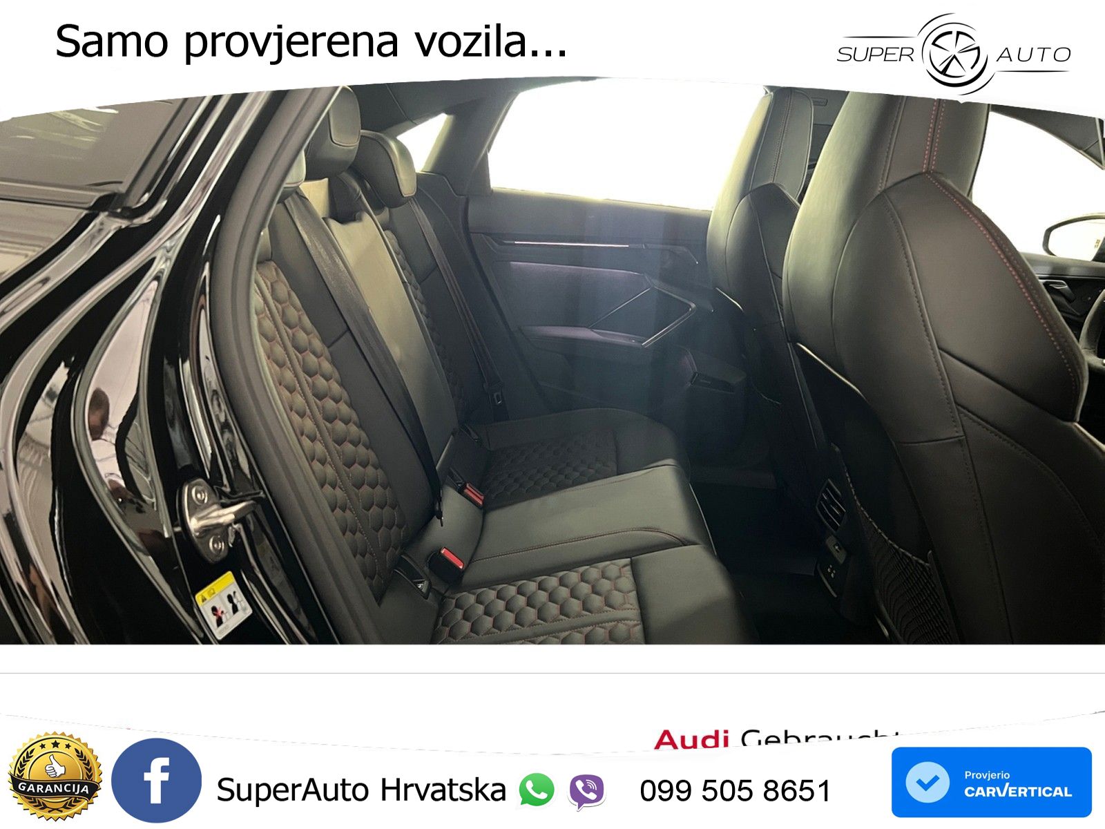 Audi RS3 Sedan 2.5 TFSI (400 KS) quattro S tronic LED+GR SJED+ACC