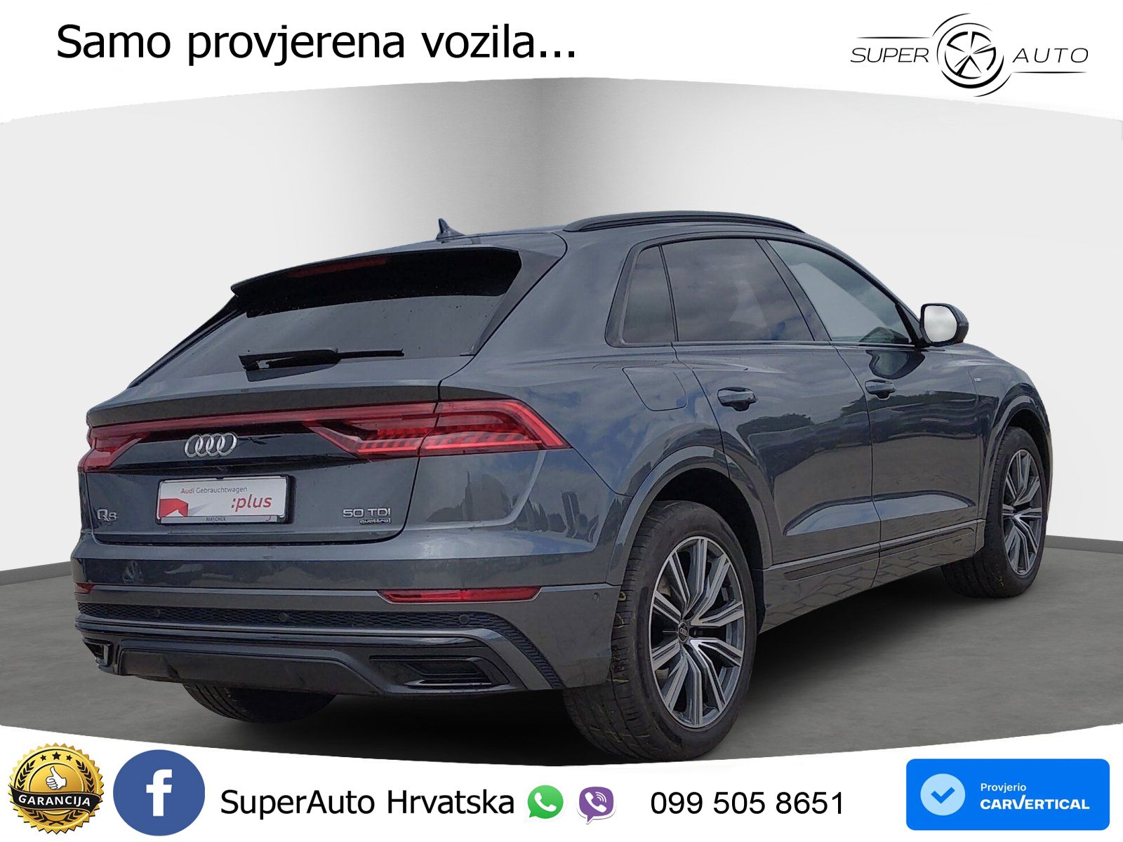 Audi Q8 50 TDI V6 (286 KS) quattro Tiptronic