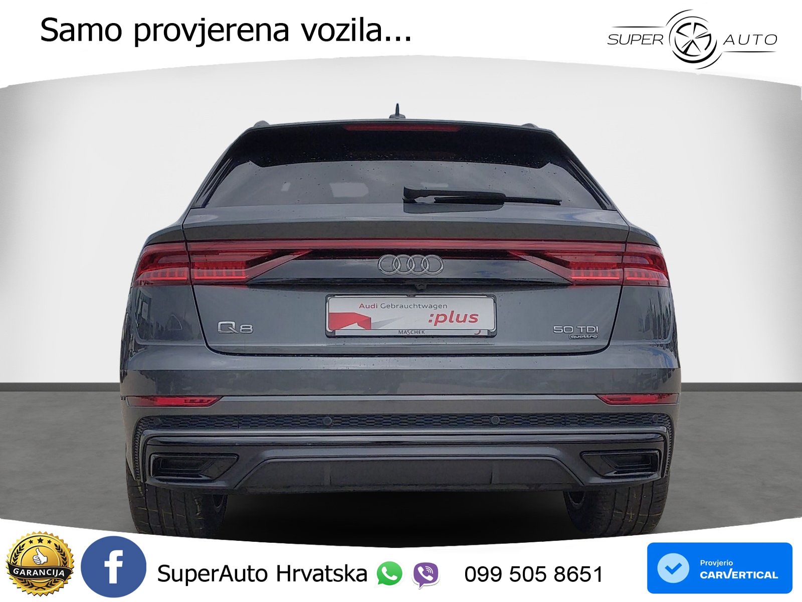 Audi Q8 50 TDI V6 (286 KS) quattro Tiptronic