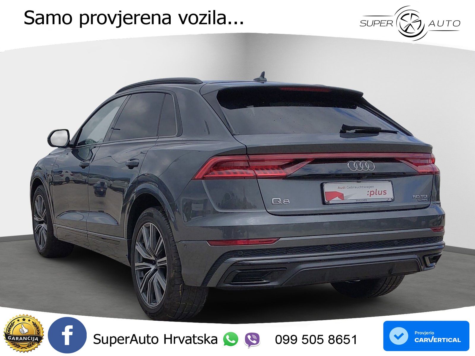Audi Q8 50 TDI V6 (286 KS) quattro Tiptronic