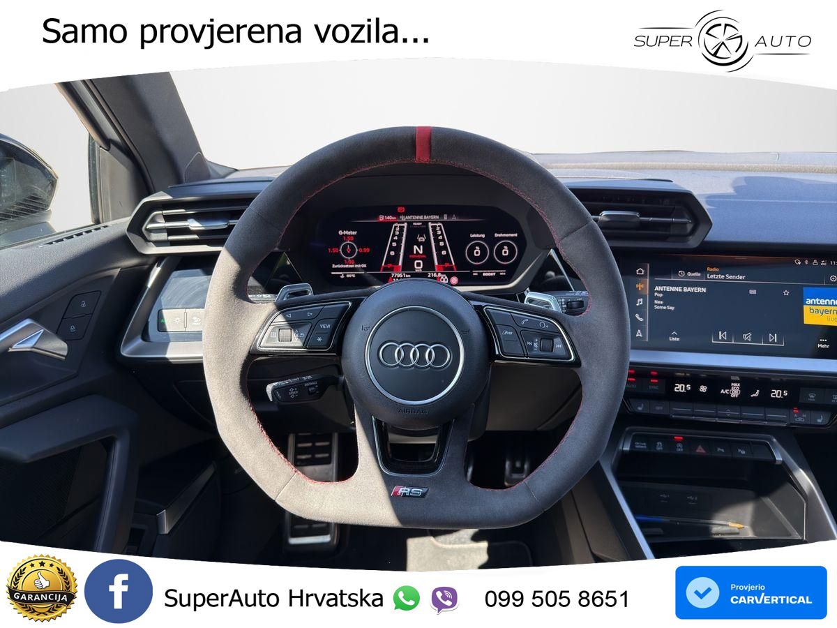 Audi RS3 Sportback 2.5 TFSI (400 KS) quattro S tronic LED+GR SJED+ACC