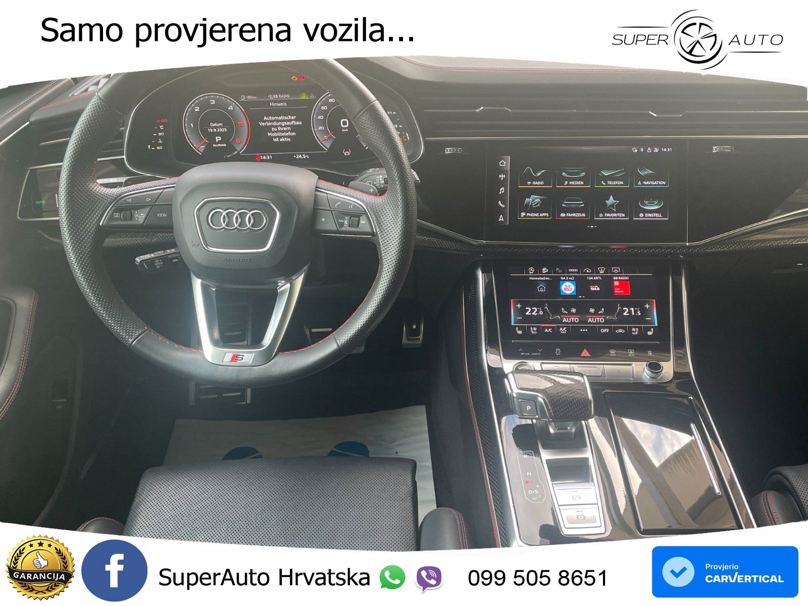 Audi Q8 50 TDI V6 (330 KS) quattro Tiptronic ABT+LED+GR SJED+ACC
