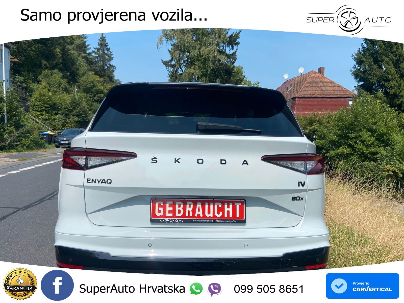 Škoda Enyaq iV 80x 82 kWh (265 KS) AWD