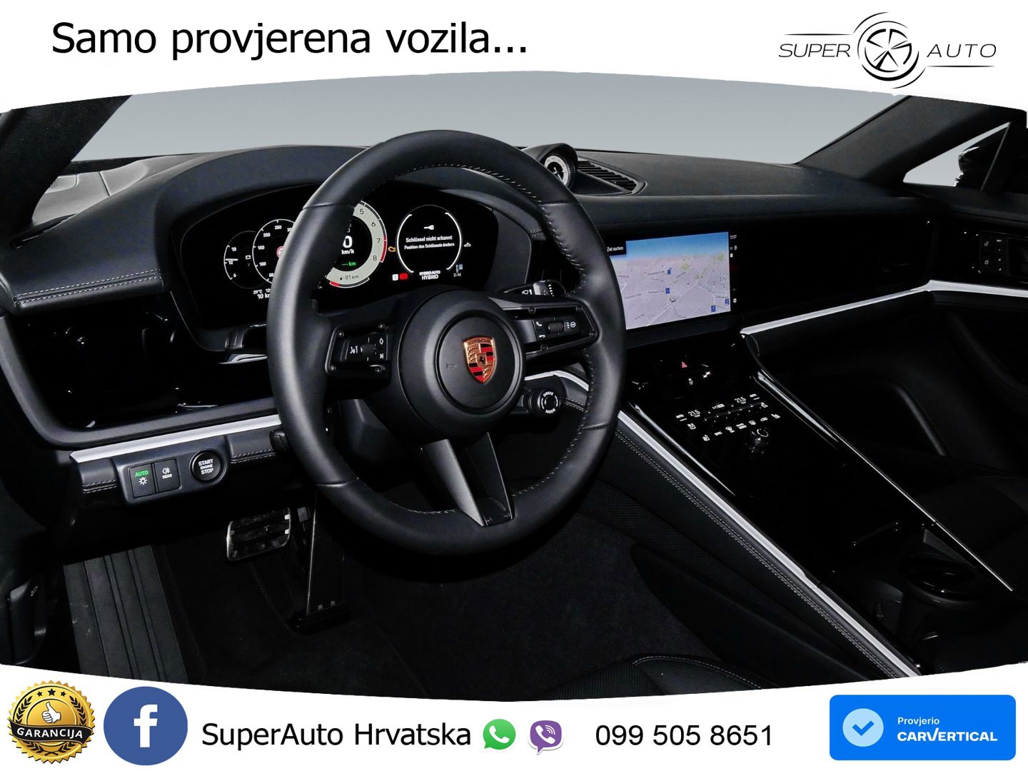 Porsche Panamera 4S 2.9 V6 (544 KS) E-Hybrid PDK ACC+HEAD+4xGR SJED+360+PANO