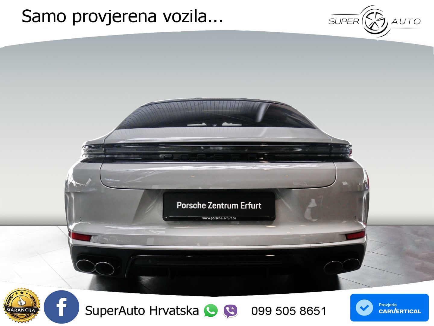 Porsche Panamera 4S 2.9 V6 (544 KS) E-Hybrid PDK ACC+HEAD+4xGR SJED+360+PANO