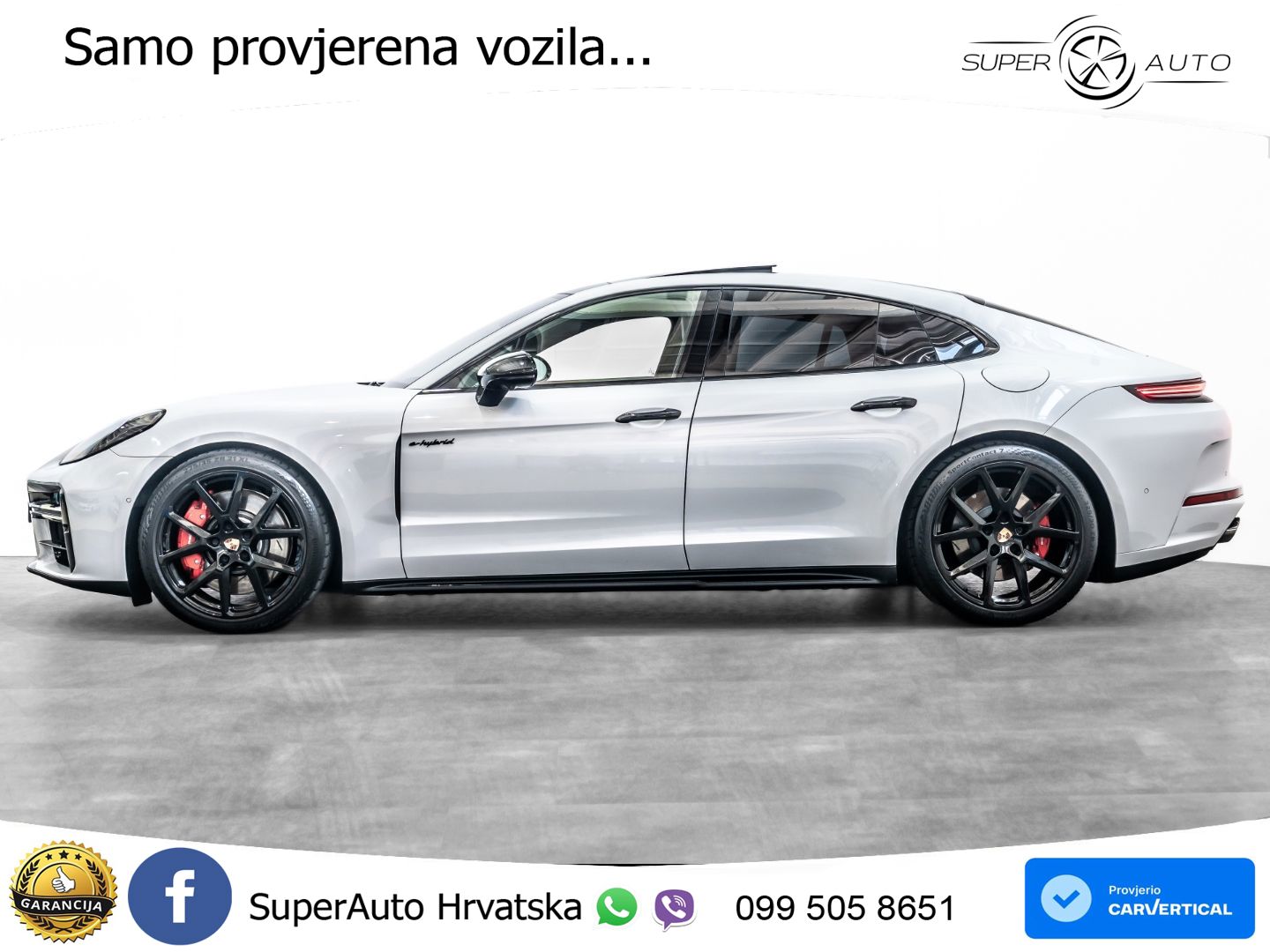 Porsche Panamera 4S 2.9 V6 (544 KS) E-Hybrid PDK ACC+HEAD+4xGR SJED+360+PANO