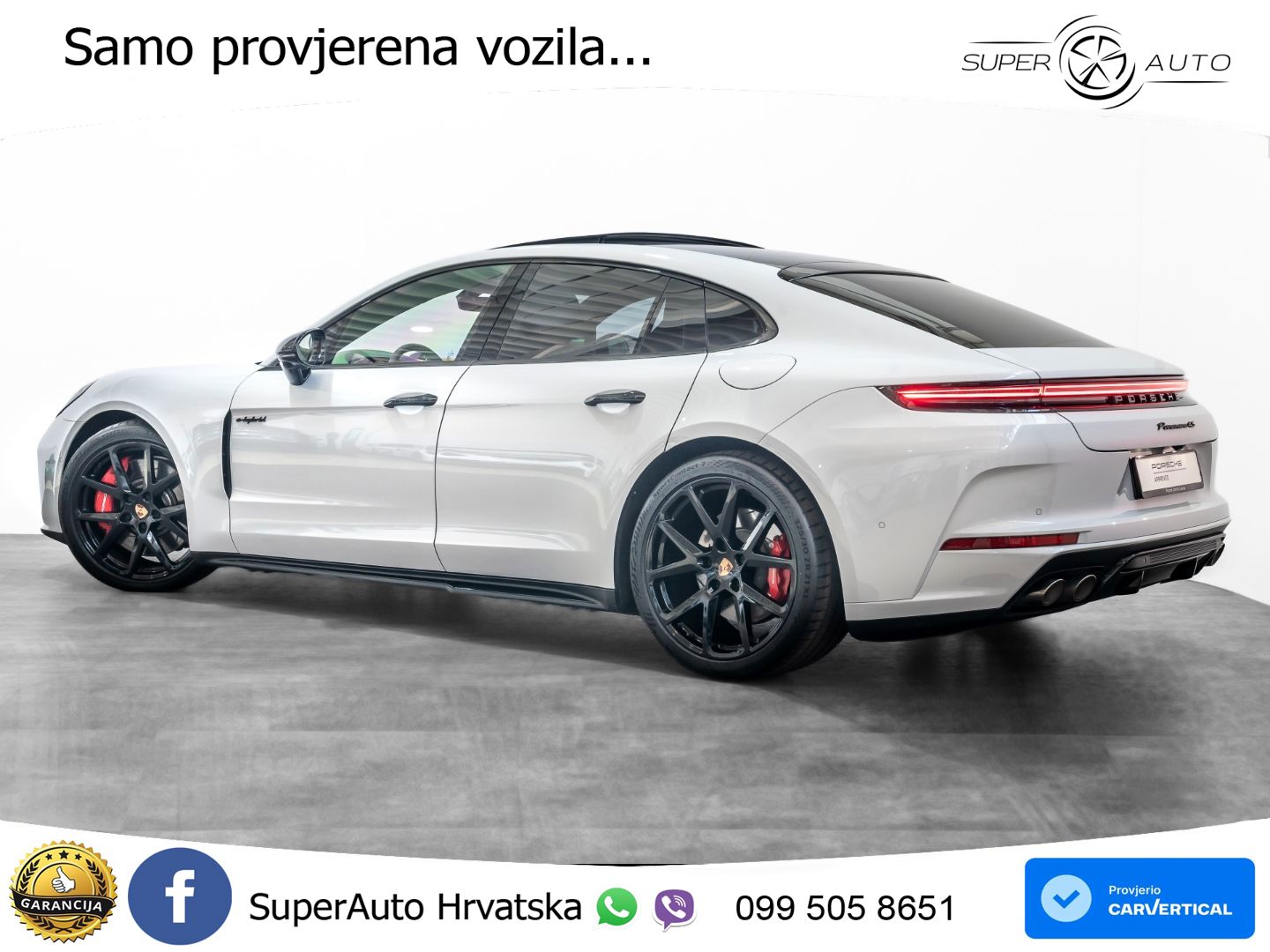 Porsche Panamera 4S 2.9 V6 (544 KS) E-Hybrid PDK ACC+HEAD+4xGR SJED+360+PANO