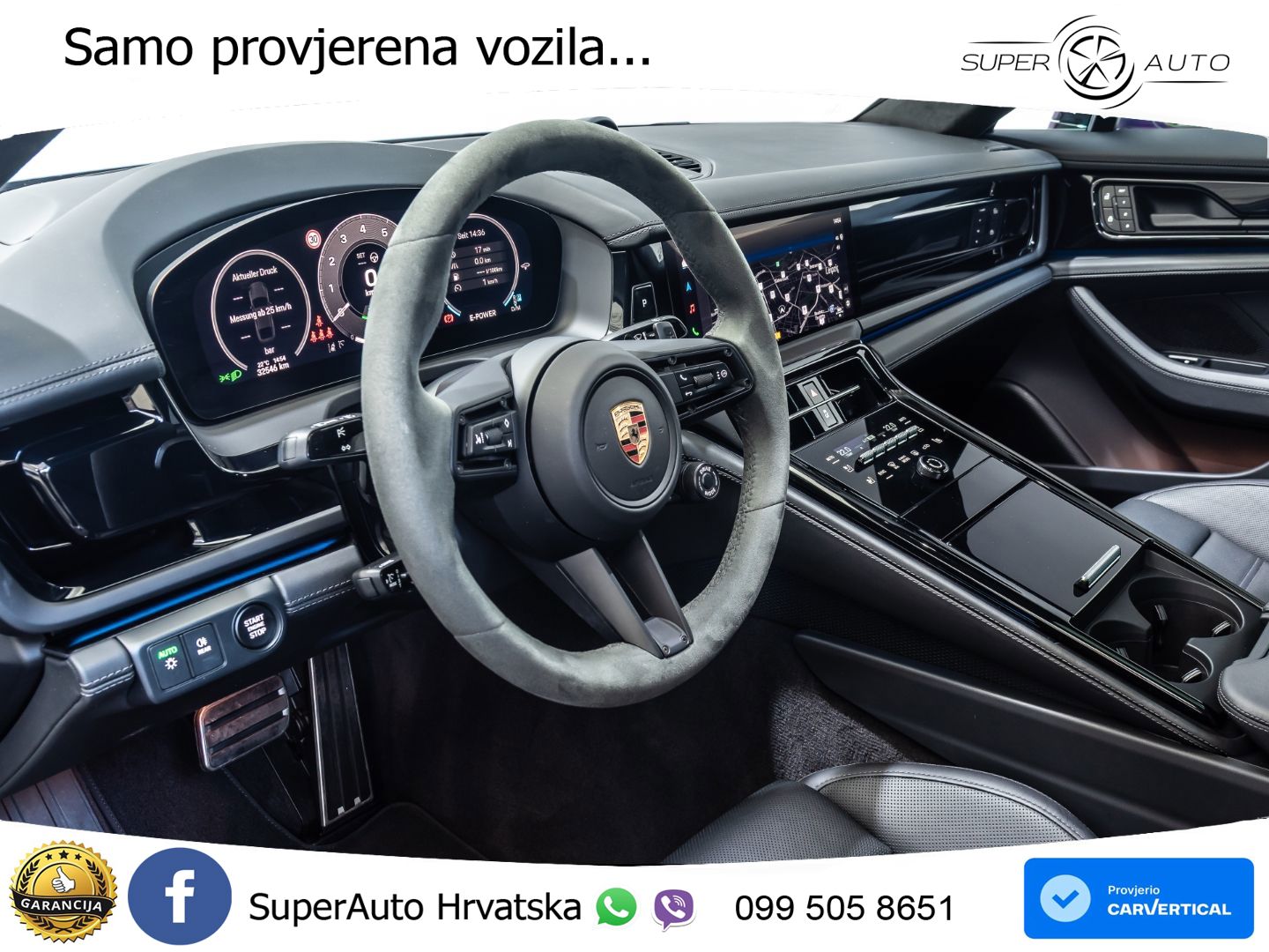Porsche Panamera 4S 2.9 V6 (544 KS) E-Hybrid PDK ACC+HEAD+4xGR SJED+360+PANO
