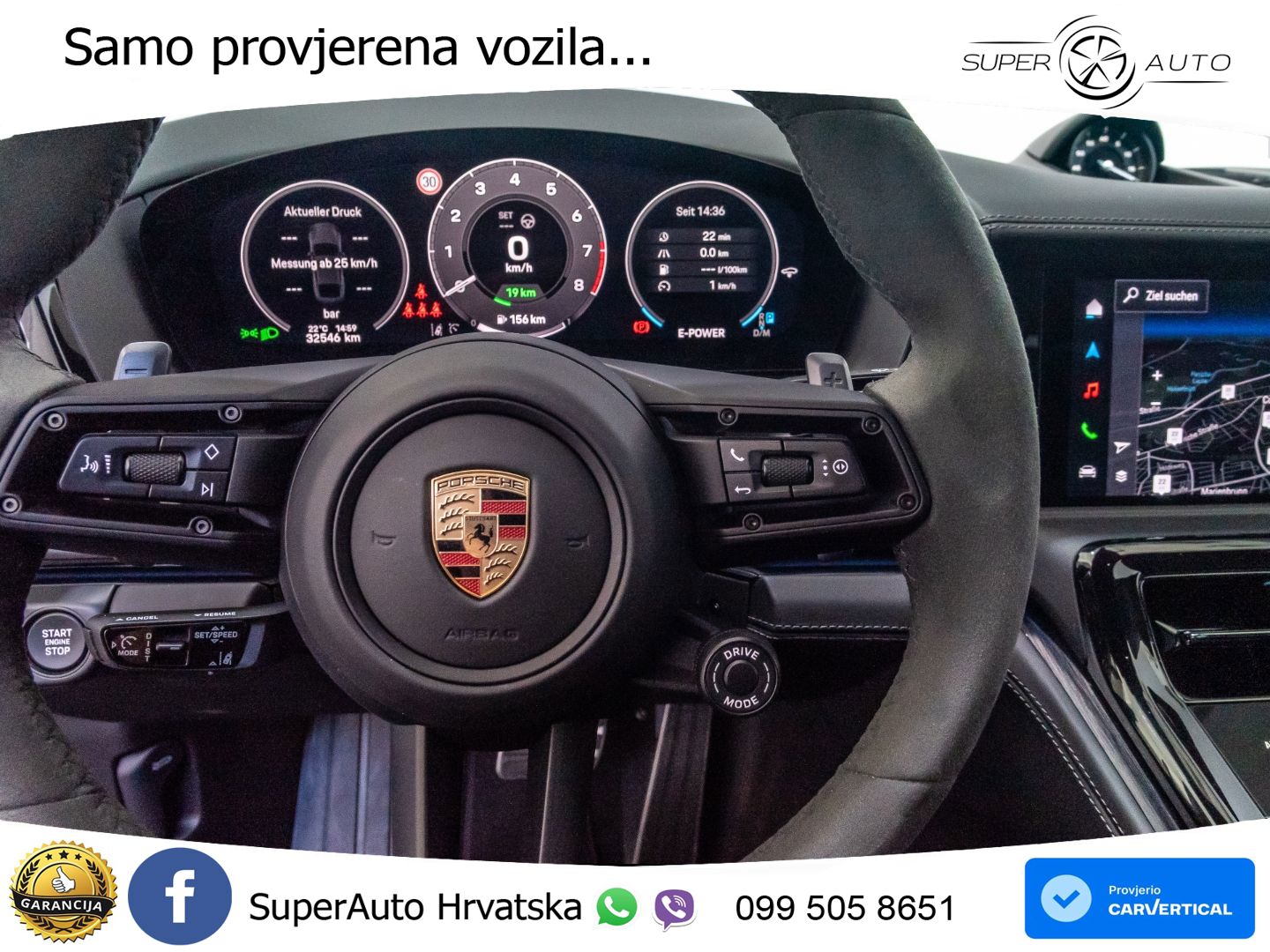 Porsche Panamera 4S 2.9 V6 (544 KS) E-Hybrid PDK ACC+HEAD+4xGR SJED+360+PANO