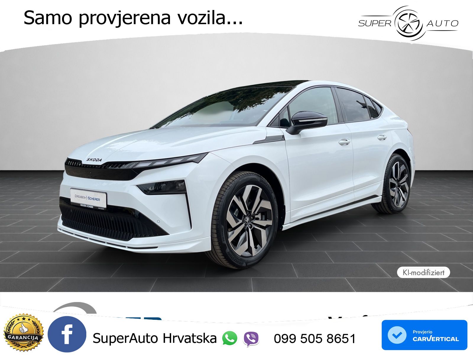 Škoda Enyaq Coupe iV 85 82 kWh (286 KS) SportLine LED+GR SJED+ACC