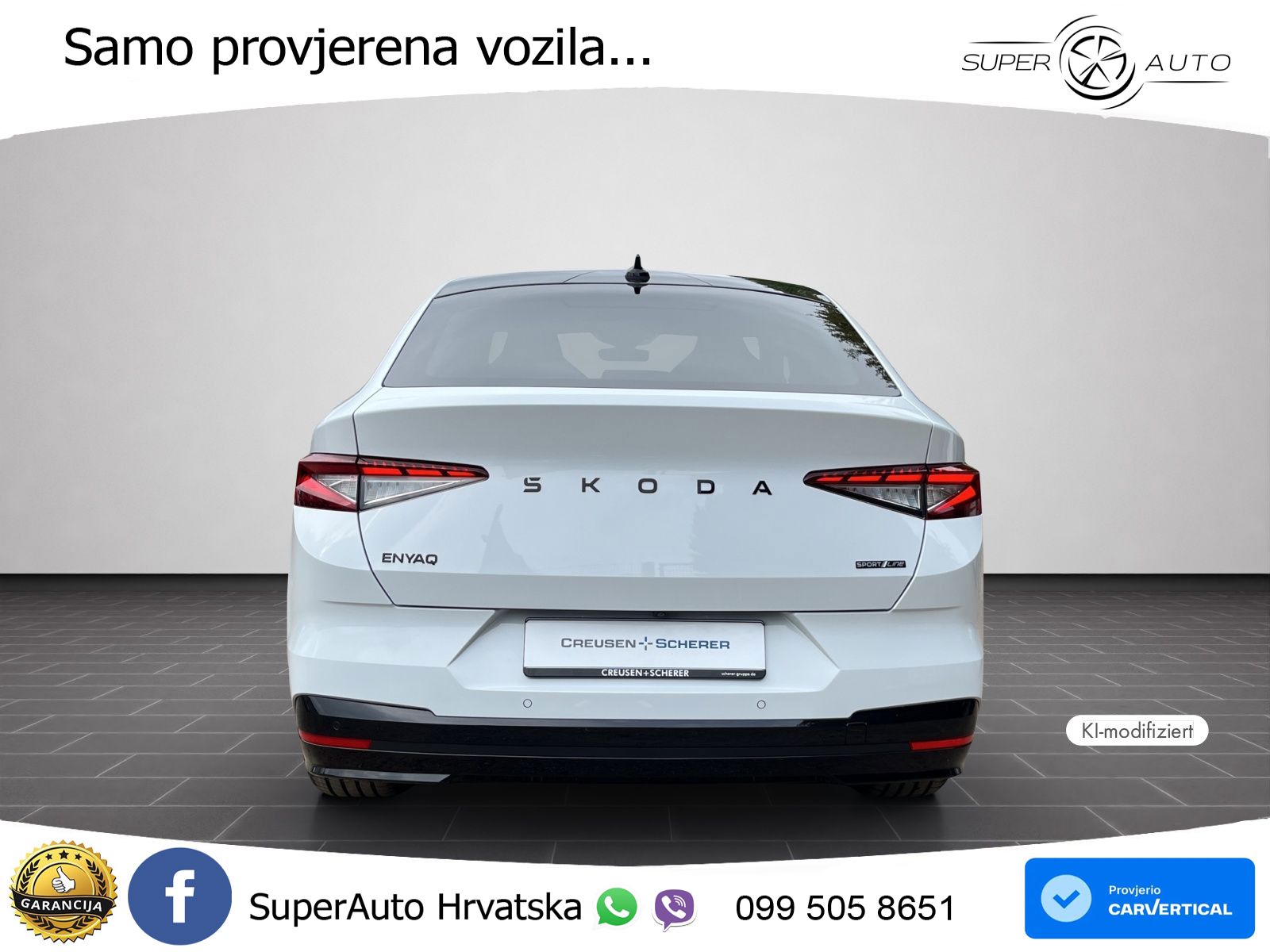 Škoda Enyaq Coupe iV 85 82 kWh (286 KS) SportLine LED+GR SJED+ACC