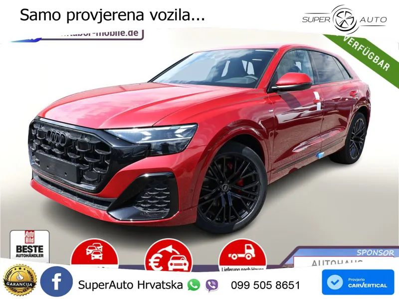 Audi Q8 50 TDI V6 (286 KS) quattro Tiptronic LED+GR SJED+ACC