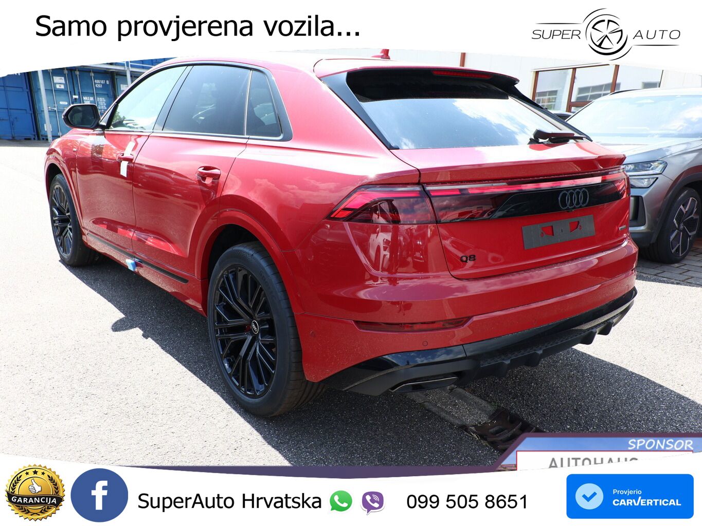 Audi Q8 50 TDI V6 (286 KS) quattro Tiptronic LED+GR SJED+ACC