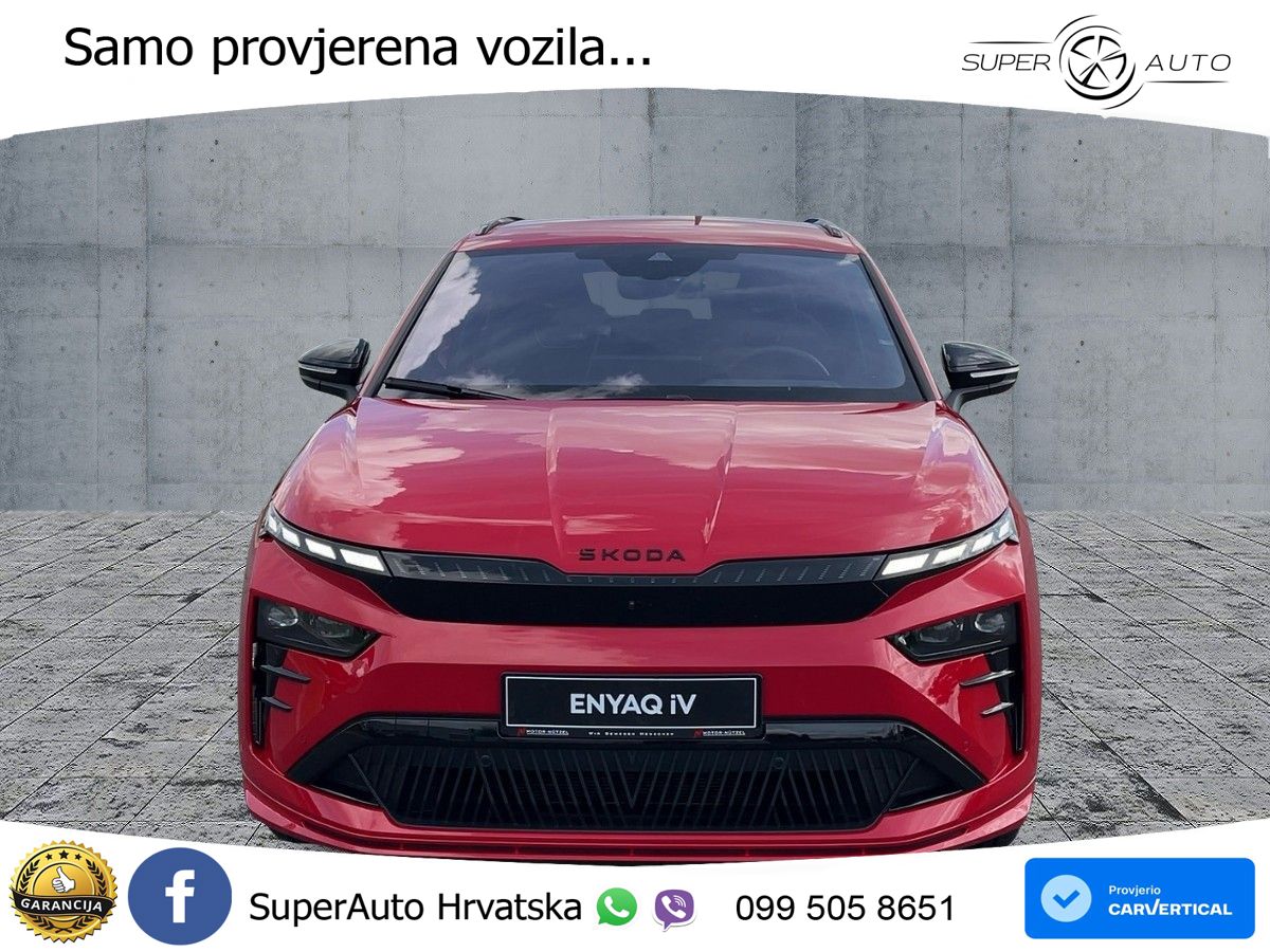 Škoda Enyaq iV RS 82 kWh (340 KS) AWD LED+GR SJED+ACC