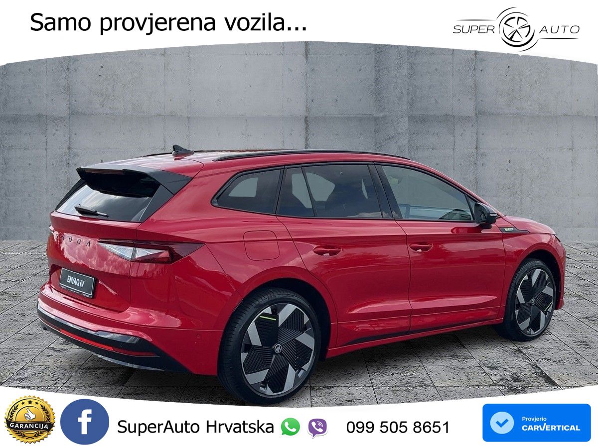 Škoda Enyaq iV RS 82 kWh (340 KS) AWD LED+GR SJED+ACC