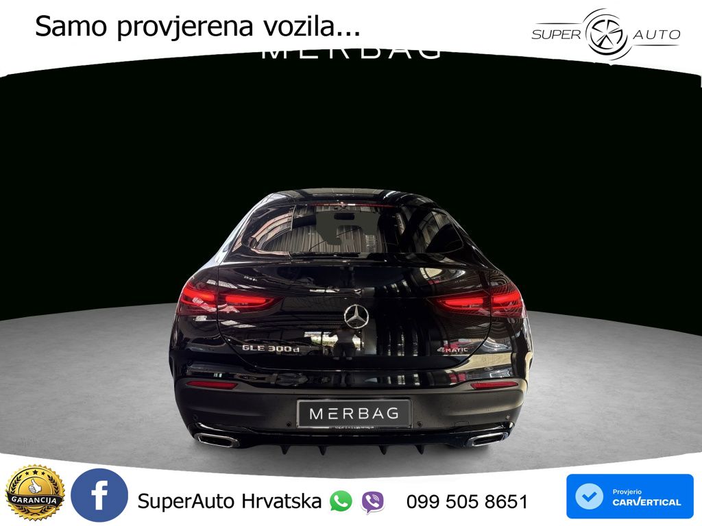 Mercedes GLE Coupe 300d (269 ks) EQ Boost 4MATIC 9G-TRONIC AMG LED+GR SJED+ACC