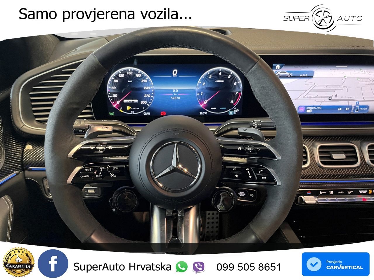Mercedes AMG GLE 63 S V8 (612 KS) EQ Boost 4MATIC+ AMG SPEEDSHIFT TCT 9G LED+GR SJED+ACC