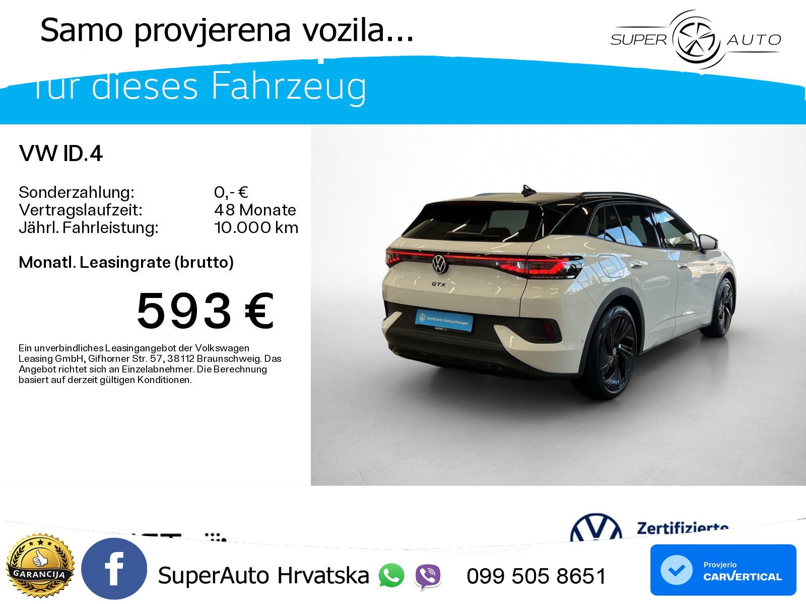 Volkswagen ID.4 GTX 82 kWh (340 KS) 4MOTION