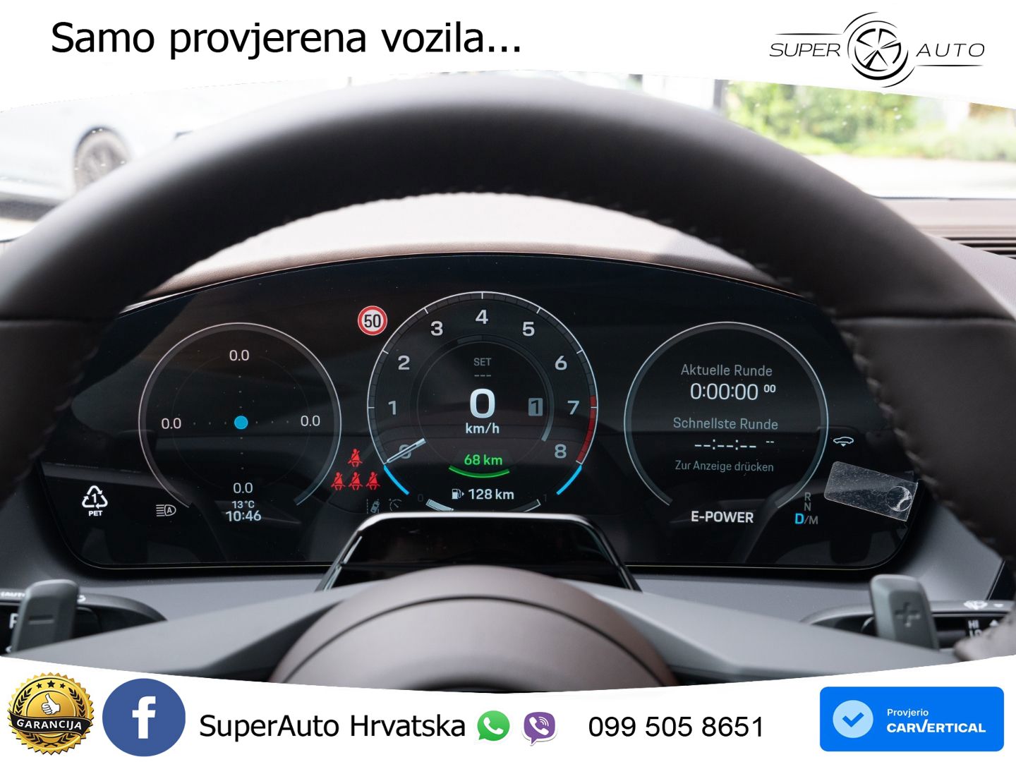 Porsche Panamera 4S 2.9 V6 (544 KS) E-Hybrid PDK ZRAČNI+ACC+GR SJED+KAM+PANO
