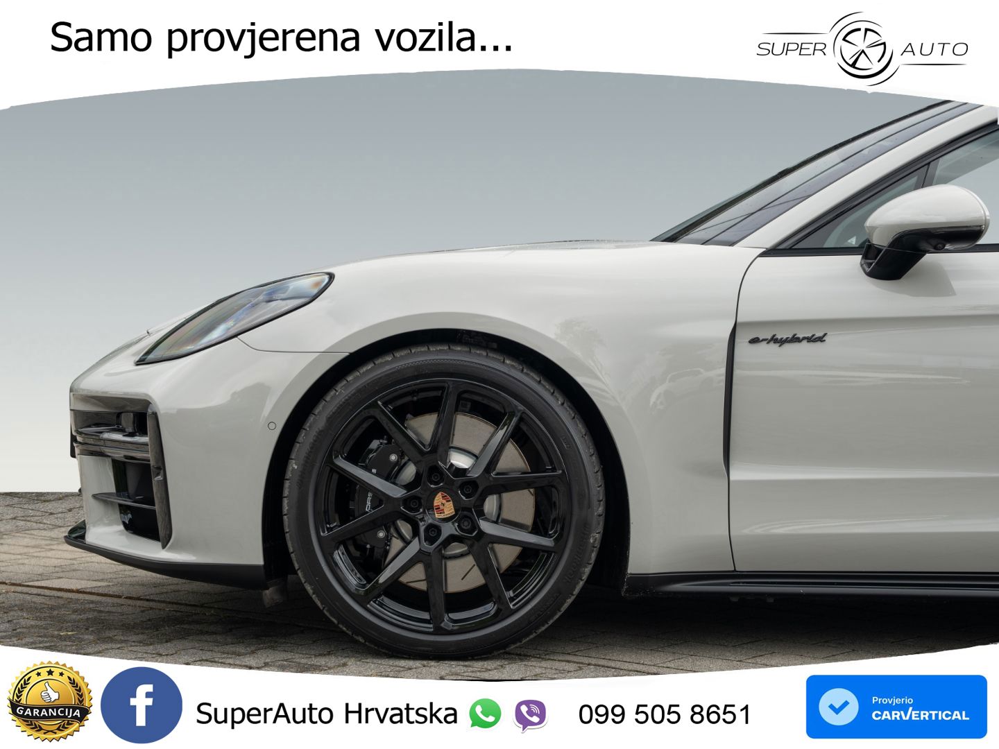 Porsche Panamera 4S 2.9 V6 (544 KS) E-Hybrid PDK ZRAČNI+ACC+GR SJED+KAM+PANO