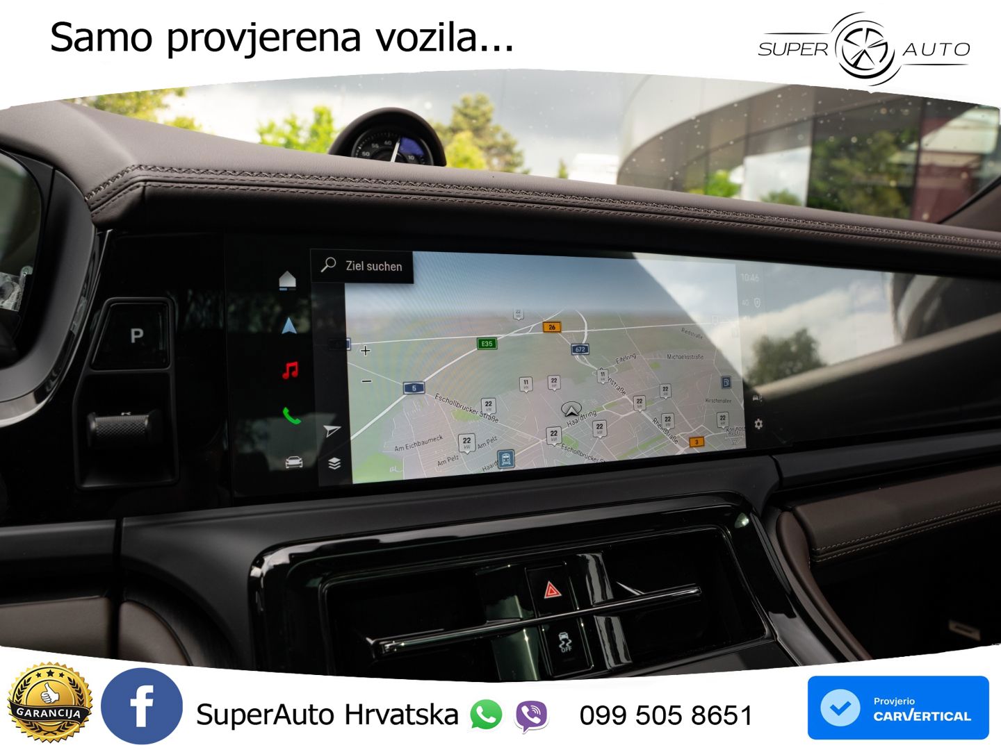 Porsche Panamera 4S 2.9 V6 (544 KS) E-Hybrid PDK ZRAČNI+ACC+GR SJED+KAM+PANO