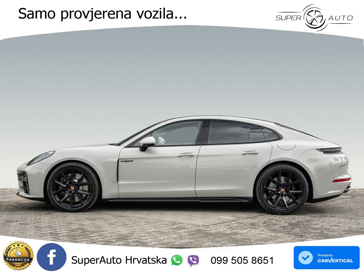 Porsche Panamera 4S 2.9 V6 (544 KS) E-Hybrid PDK ZRAČNI+ACC+GR SJED+KAM+PANO
