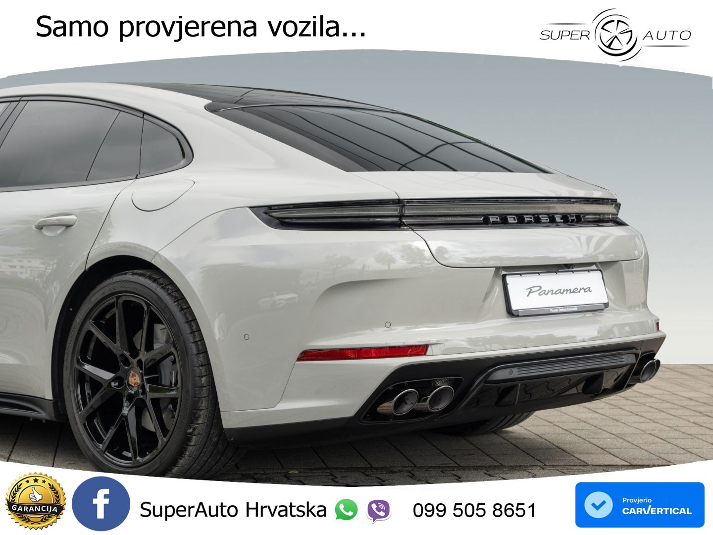 Porsche Panamera 4S 2.9 V6 (544 KS) E-Hybrid PDK ZRAČNI+ACC+GR SJED+KAM+PANO