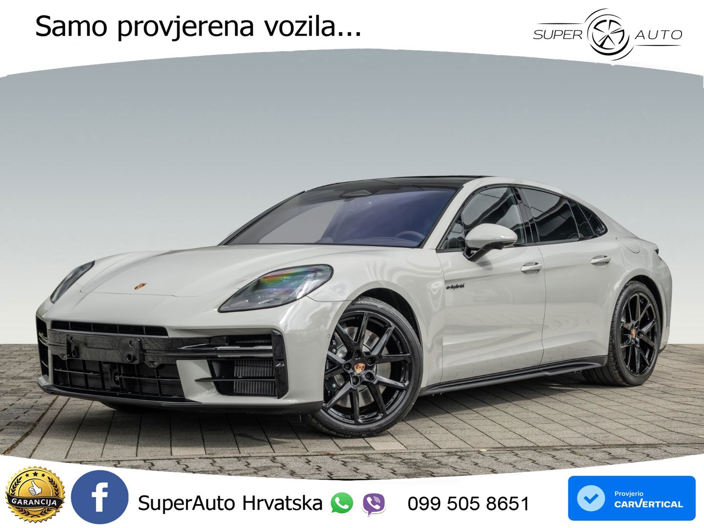 Porsche Panamera 4S 2.9 V6 (544 KS) E-Hybrid PDK ZRAČNI+ACC+GR SJED+KAM+PANO