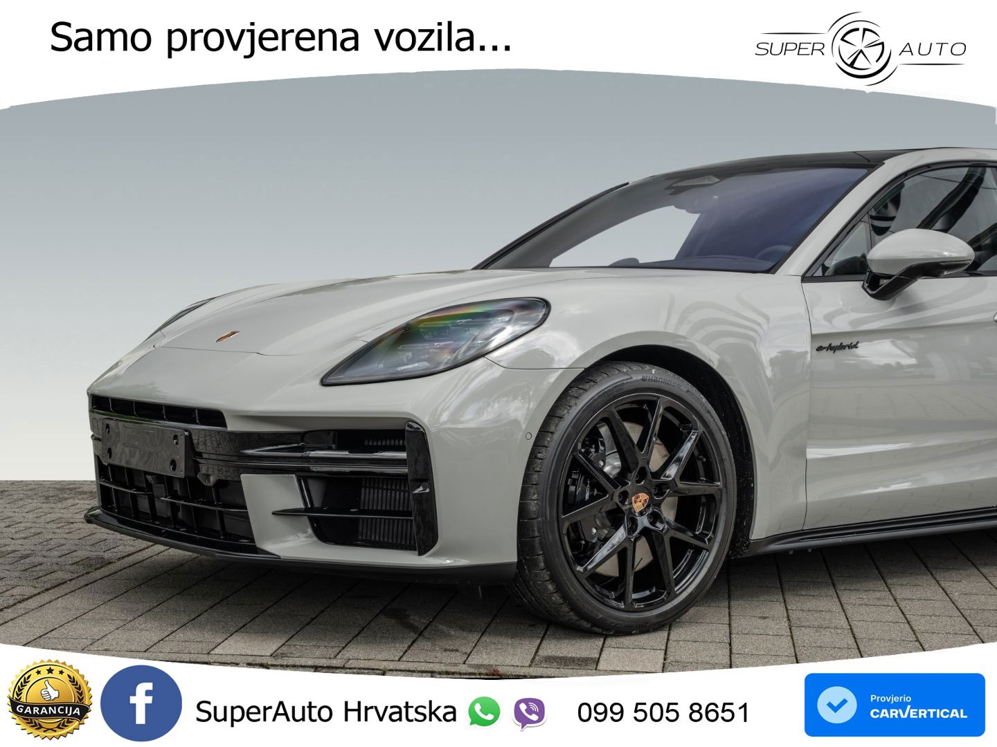 Porsche Panamera 4S 2.9 V6 (544 KS) E-Hybrid PDK ZRAČNI+ACC+GR SJED+KAM+PANO