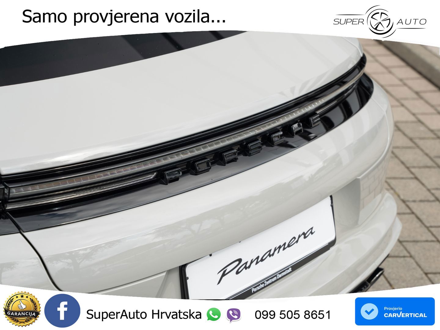 Porsche Panamera 4S 2.9 V6 (544 KS) E-Hybrid PDK ZRAČNI+ACC+GR SJED+KAM+PANO