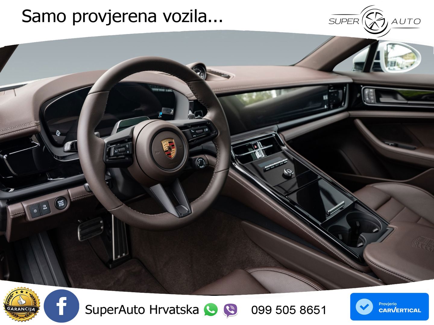 Porsche Panamera 4S 2.9 V6 (544 KS) E-Hybrid PDK ZRAČNI+ACC+GR SJED+KAM+PANO