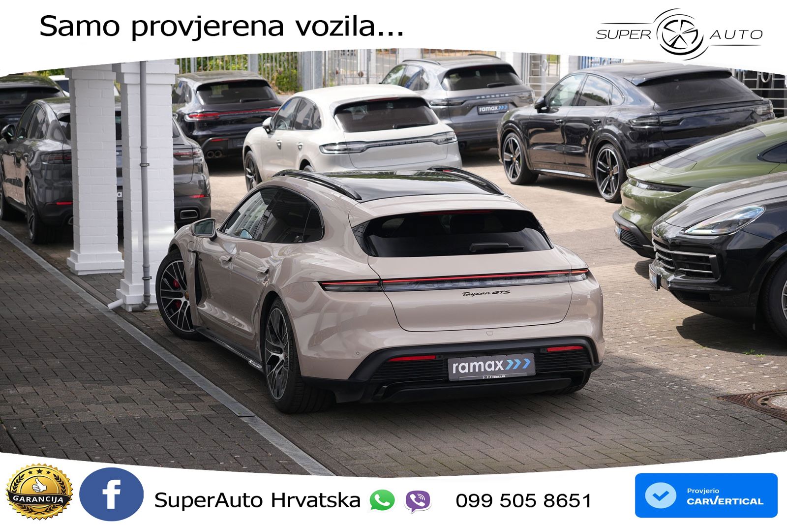 Porsche Taycan Sport Turismo GTS Performance Plus 93.4 kWh (598 KS)