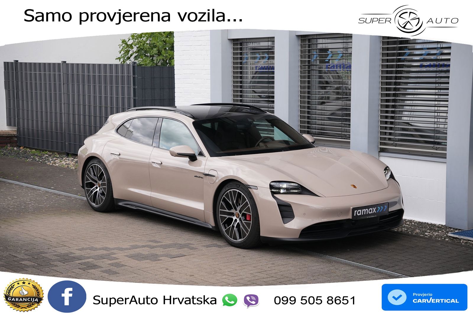 Porsche Taycan Sport Turismo GTS Performance Plus 93.4 kWh (598 KS)