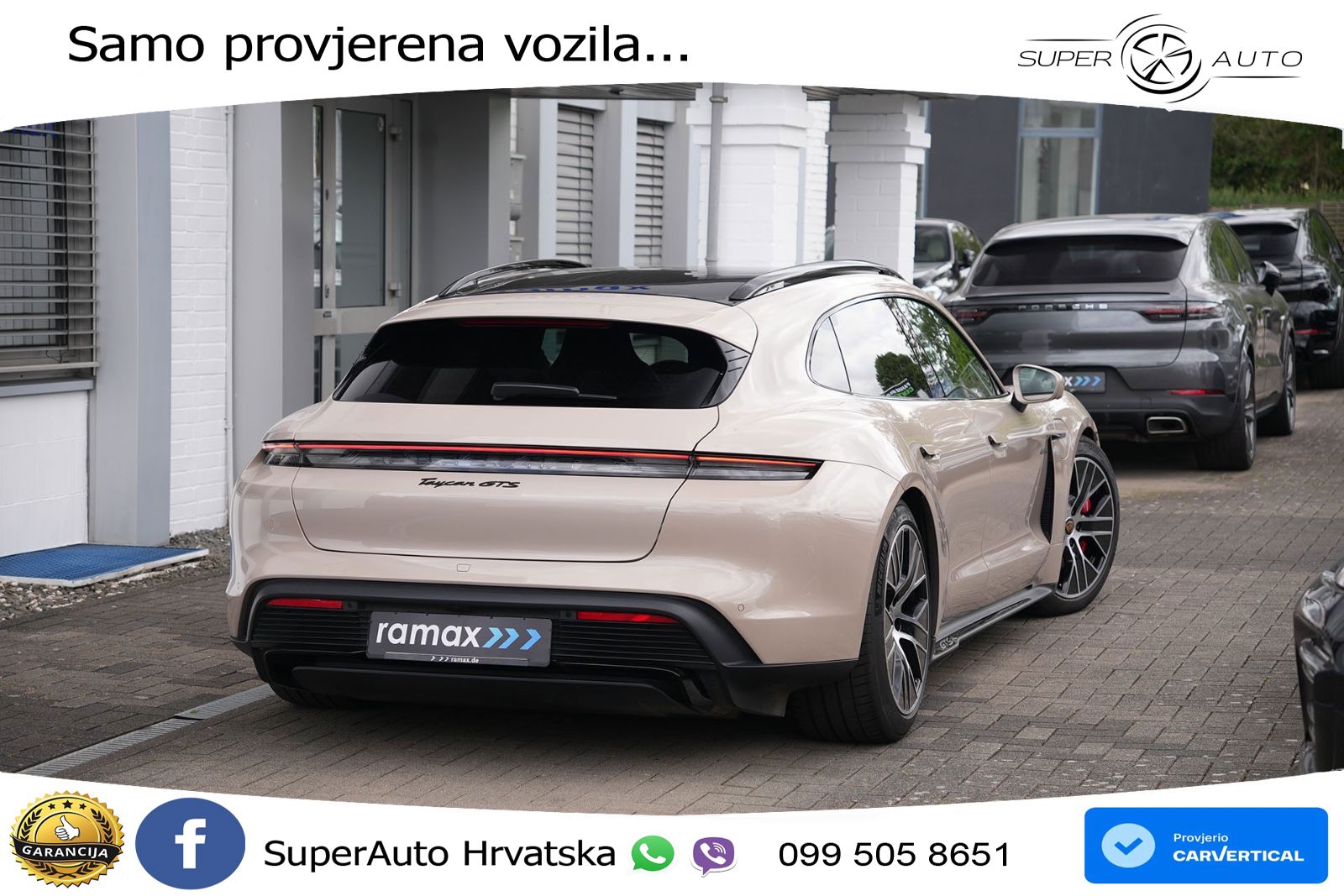 Porsche Taycan Sport Turismo GTS Performance Plus 93.4 kWh (598 KS)