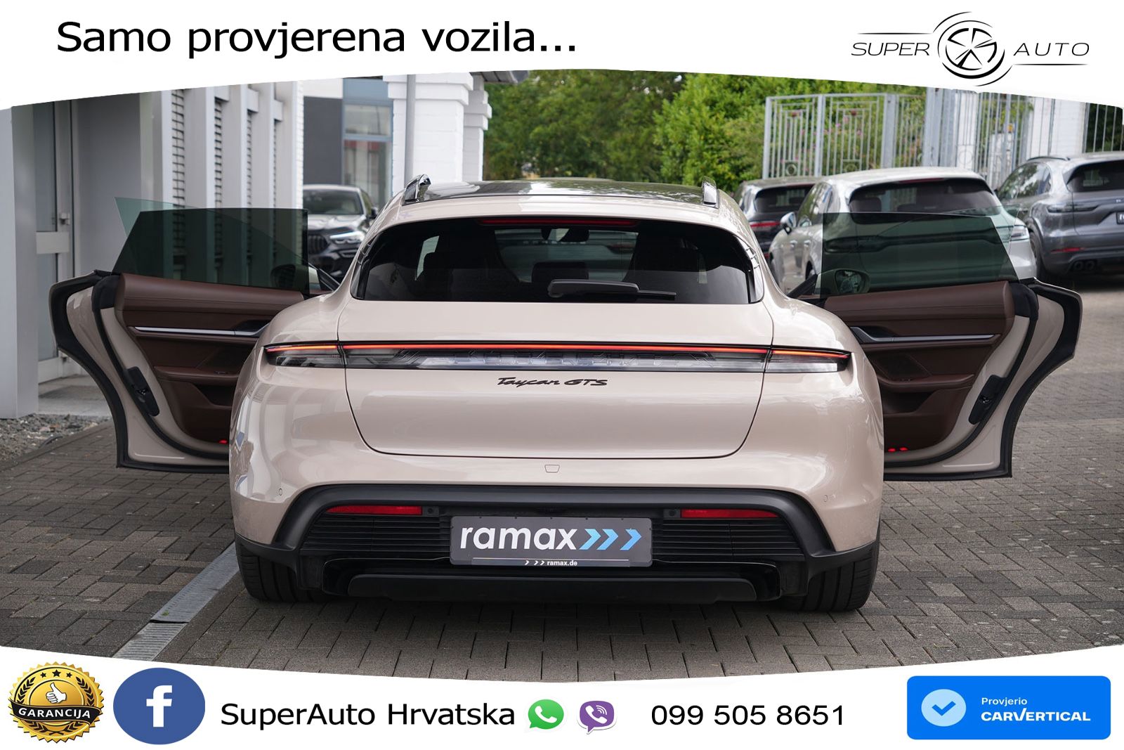 Porsche Taycan Sport Turismo GTS Performance Plus 93.4 kWh (598 KS)