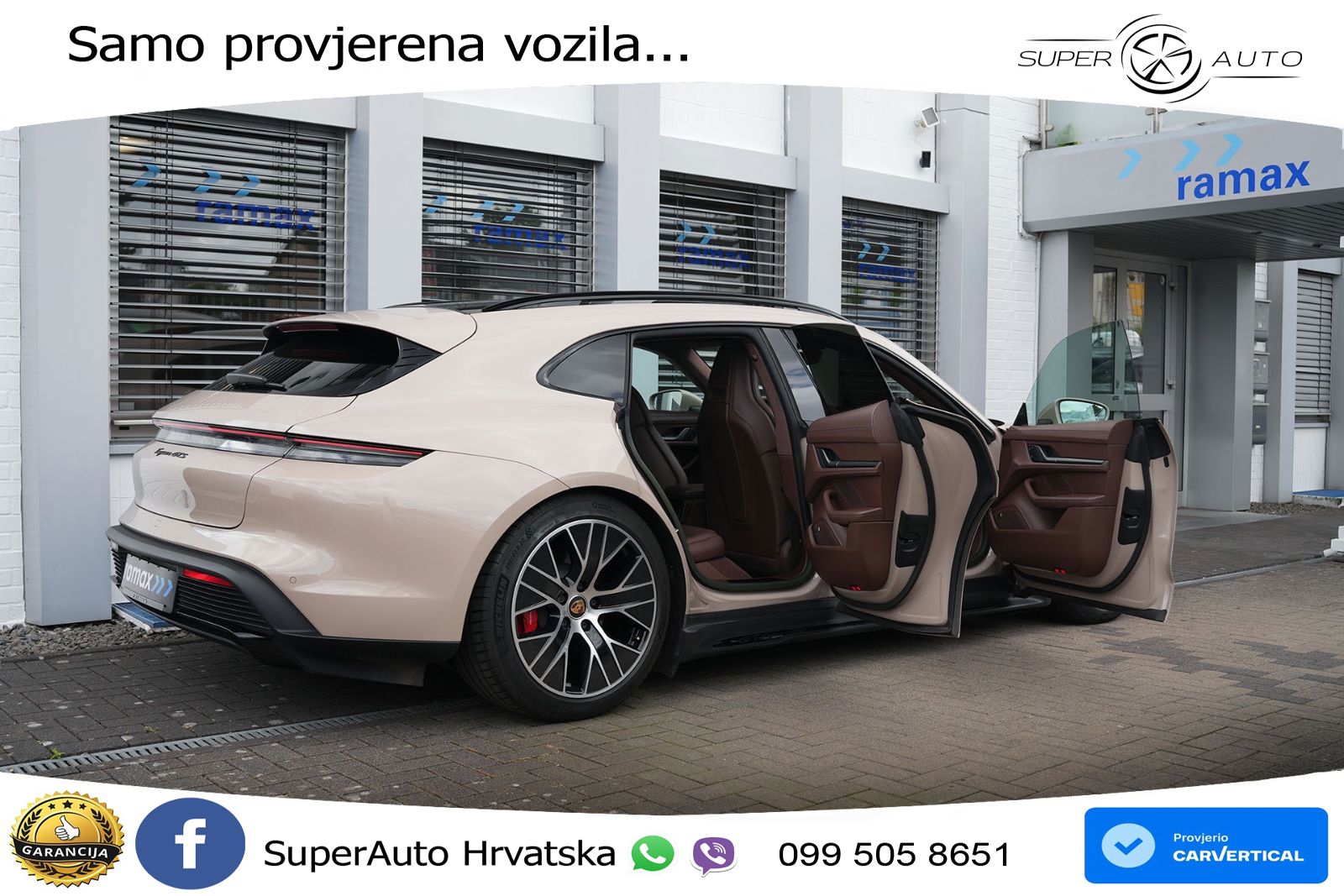 Porsche Taycan Sport Turismo GTS Performance Plus 93.4 kWh (598 KS)