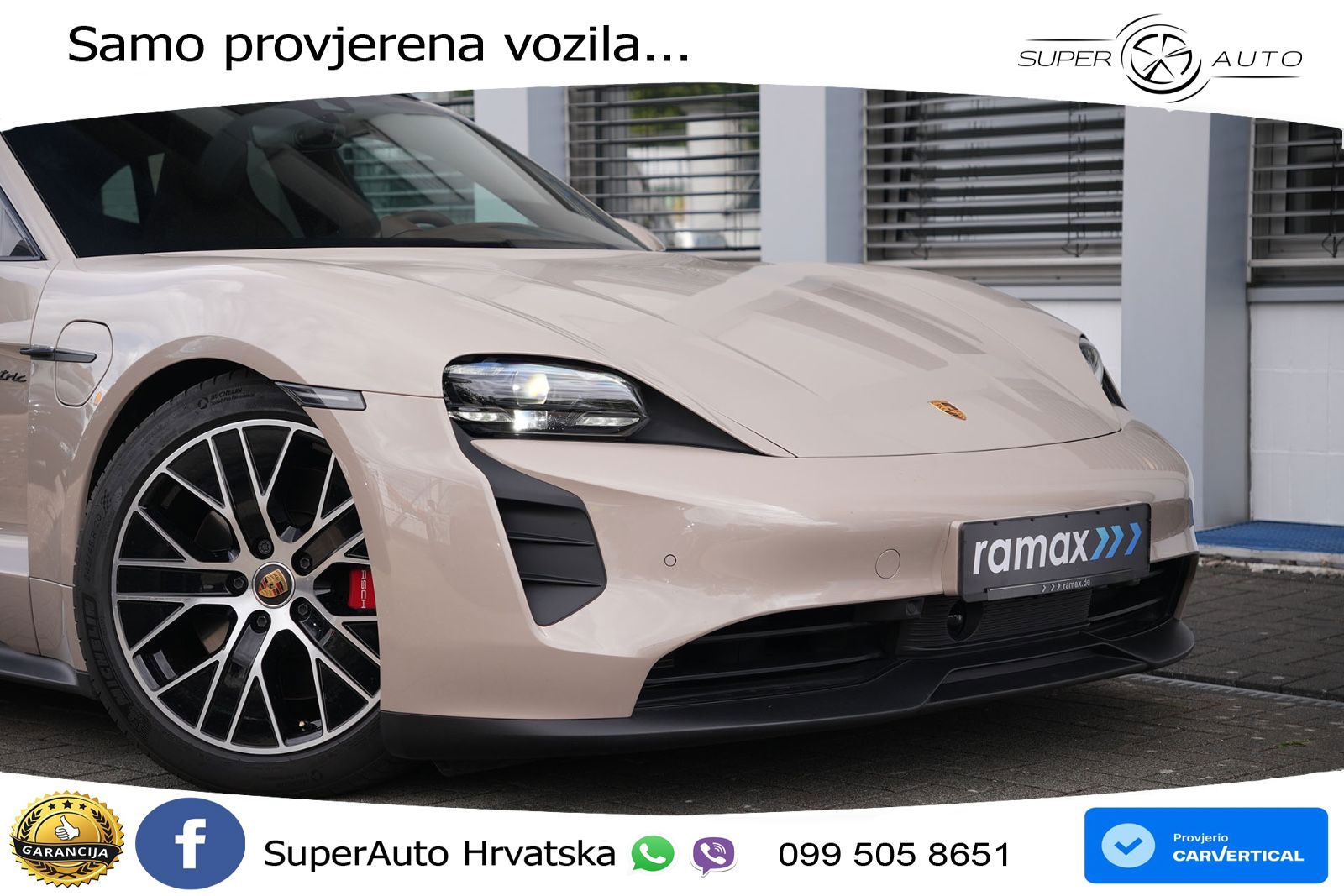 Porsche Taycan Sport Turismo GTS Performance Plus 93.4 kWh (598 KS)