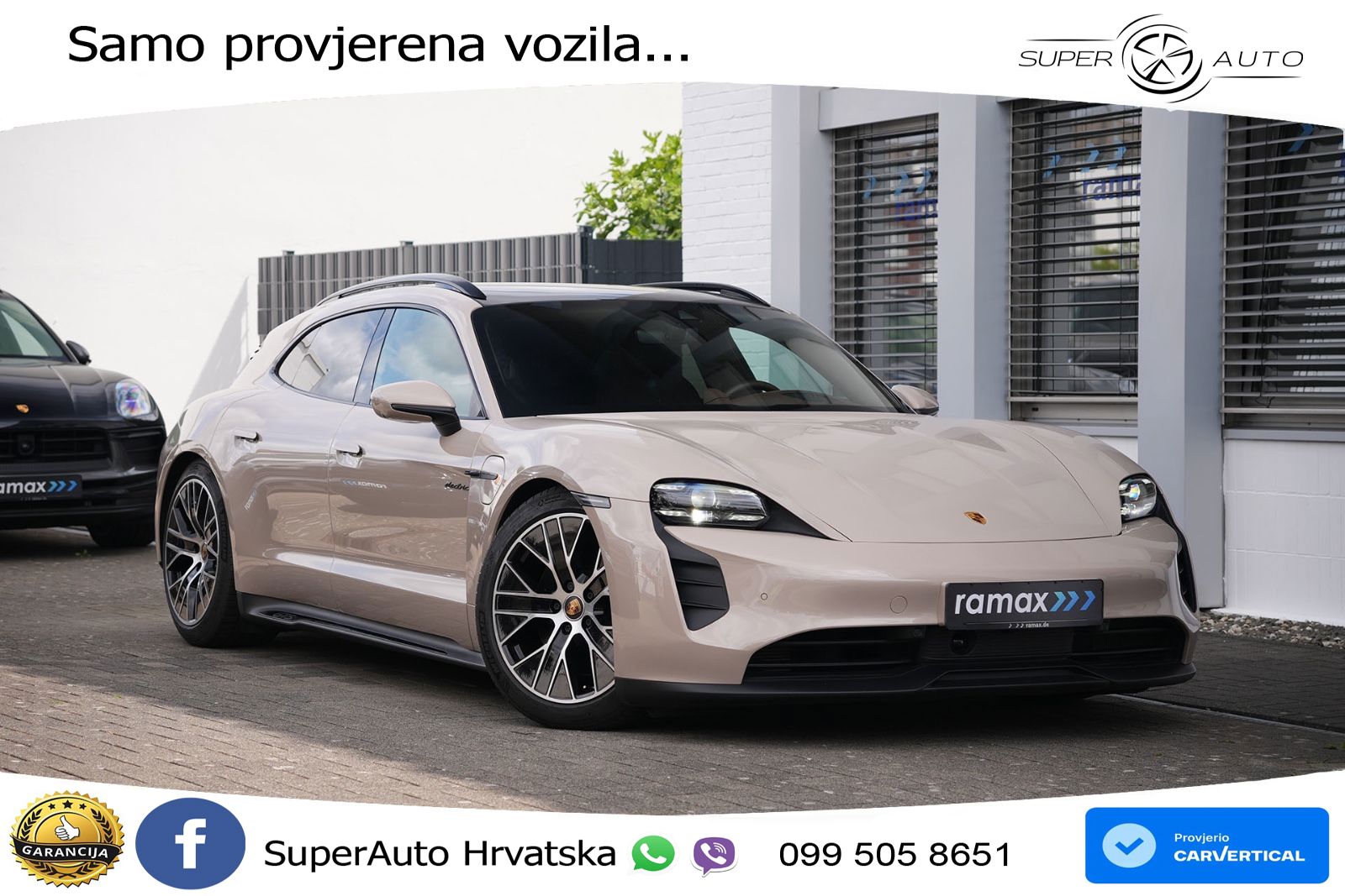 Porsche Taycan Sport Turismo GTS Performance Plus 93.4 kWh (598 KS)
