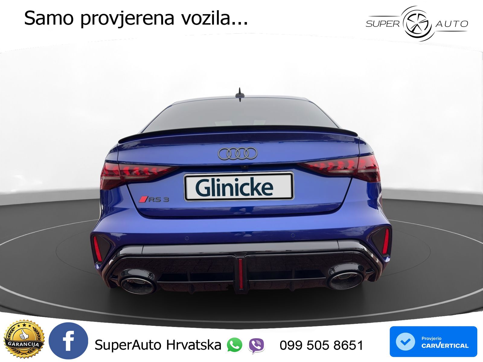 Audi RS3 Sedan 2.5 TFSI (400 KS) quattro S tronic LED+GR SJED+ACC