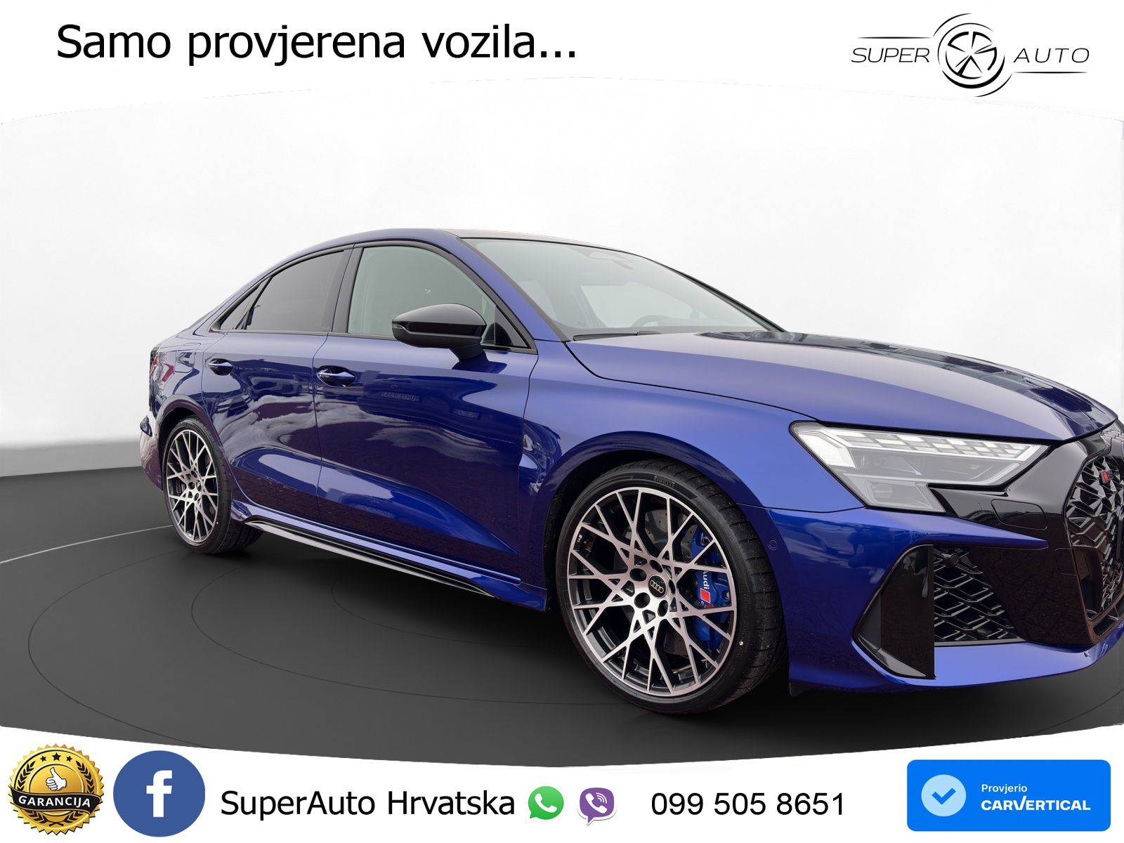 Audi RS3 Sedan 2.5 TFSI (400 KS) quattro S tronic LED+GR SJED+ACC