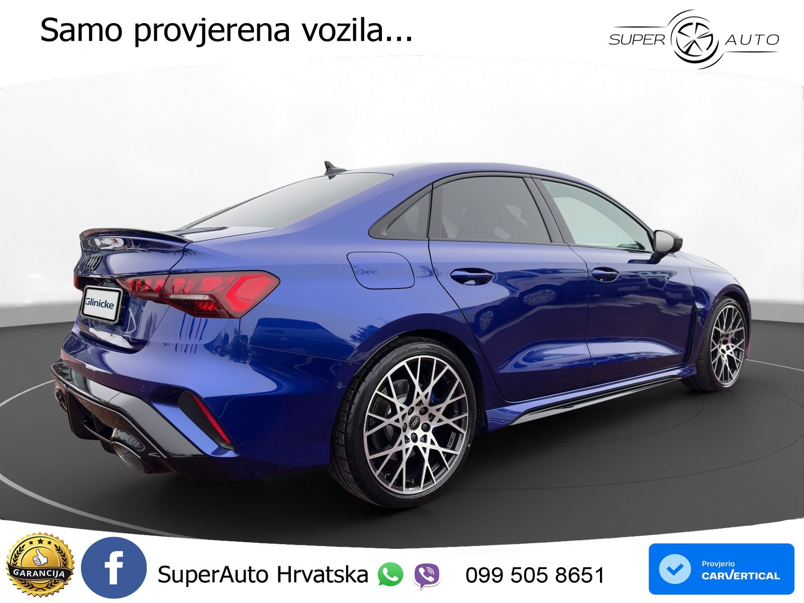 Audi RS3 Sedan 2.5 TFSI (400 KS) quattro S tronic LED+GR SJED+ACC