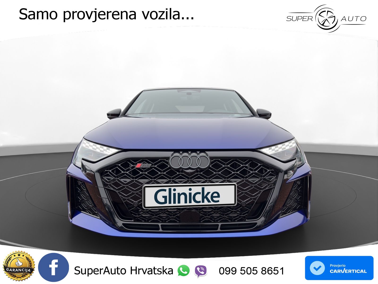 Audi RS3 Sedan 2.5 TFSI (400 KS) quattro S tronic LED+GR SJED+ACC