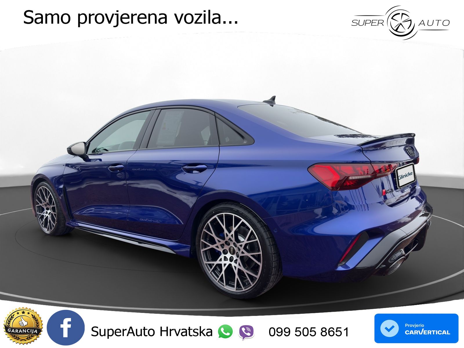 Audi RS3 Sedan 2.5 TFSI (400 KS) quattro S tronic LED+GR SJED+ACC
