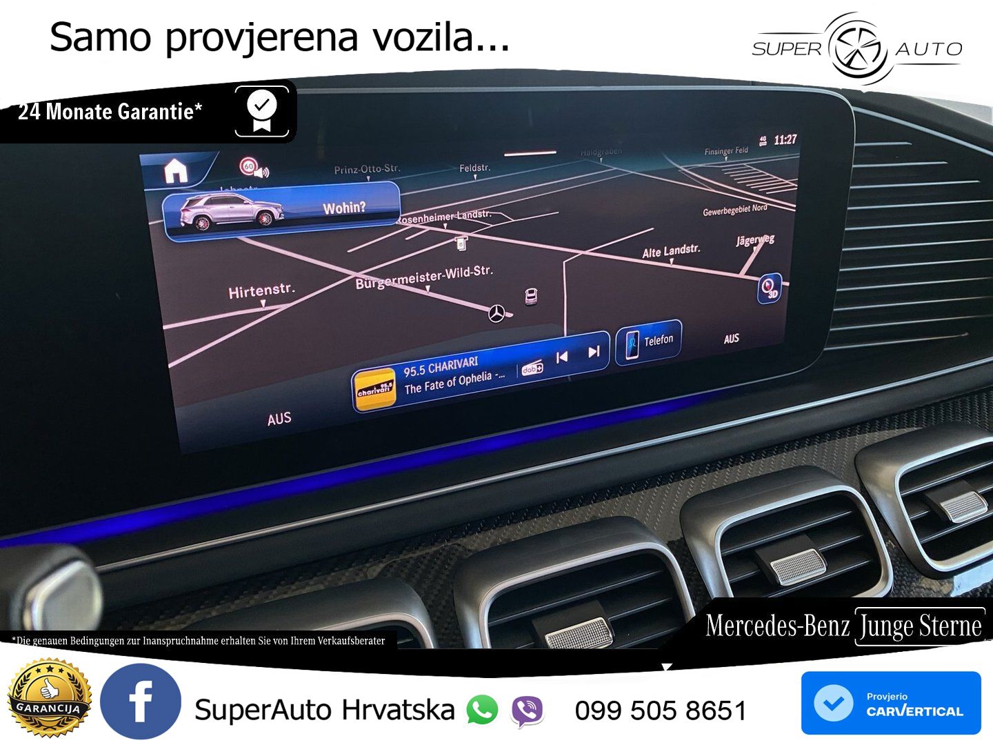 Mercedes AMG GLE 63 S V8 (612 KS) EQ Boost 4MATIC+ AMG SPEEDSHIFT TCT 9G LED+GR SJED+ACC