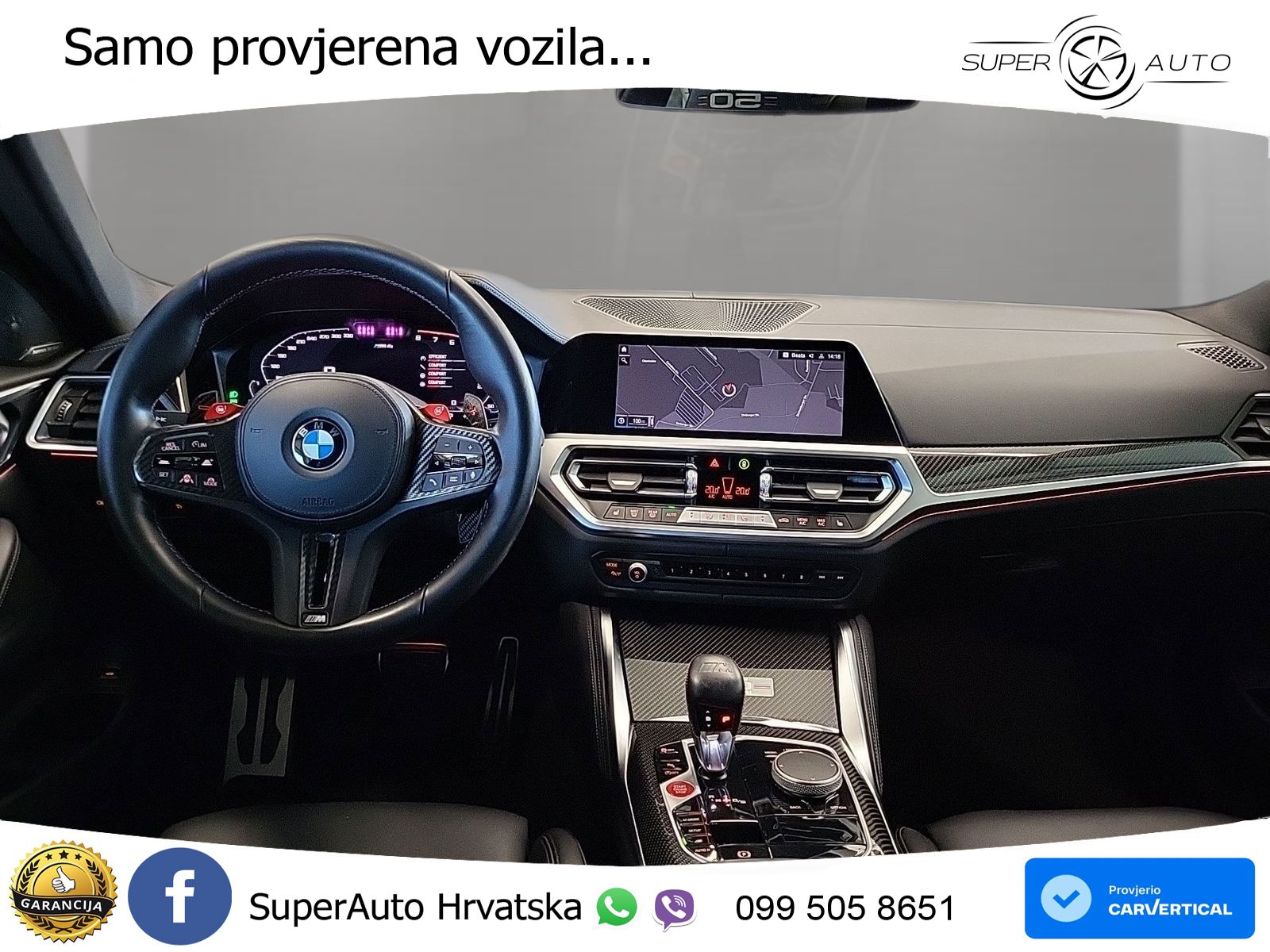 BMW M4 Competition 3.0 (510 KS) Steptronic LED+GR SJED+ACC
