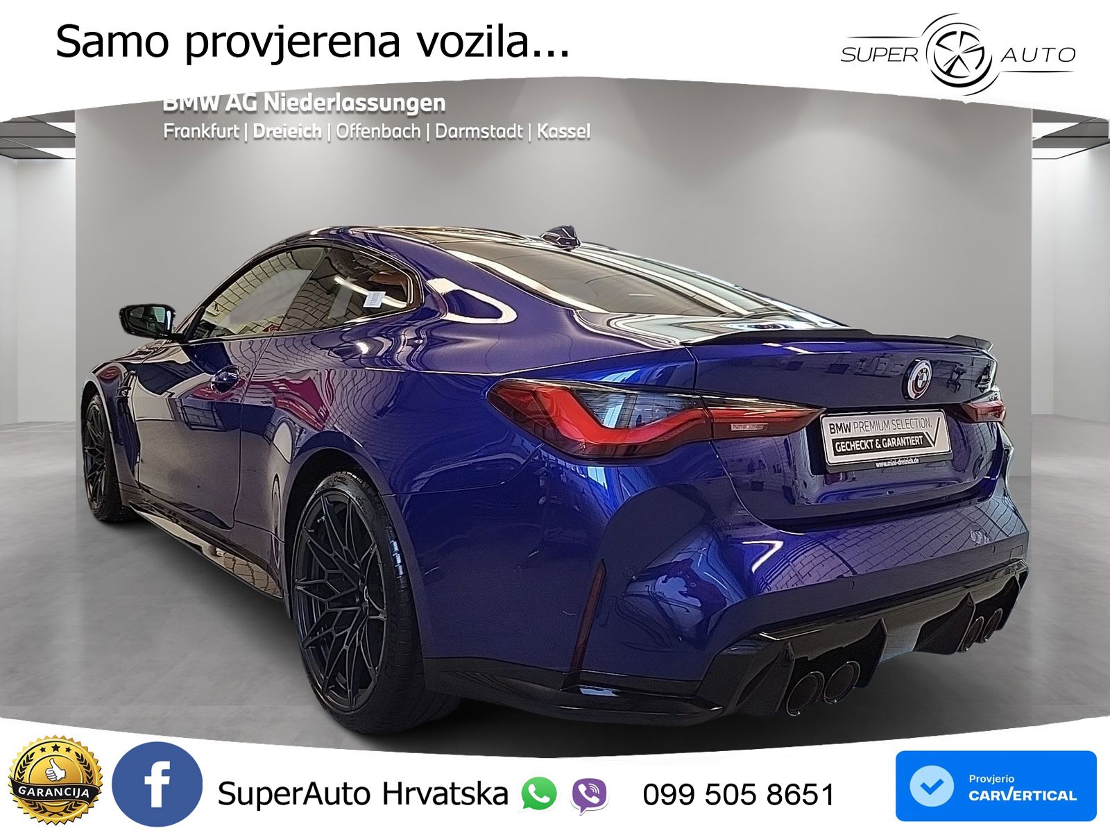 BMW M4 Competition 3.0 (510 KS) Steptronic LED+GR SJED+ACC